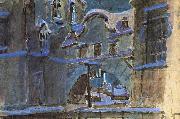 Mikhail Vrubel The Winter Canal oil painting artist